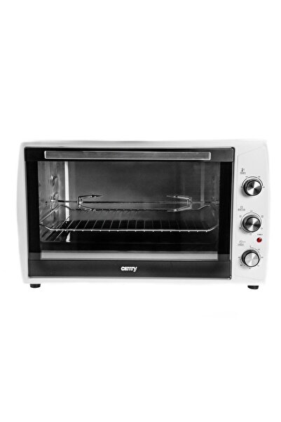 CAMRY Convection Oven 3000W 63L 230°C Stainless Steel, Timer, White