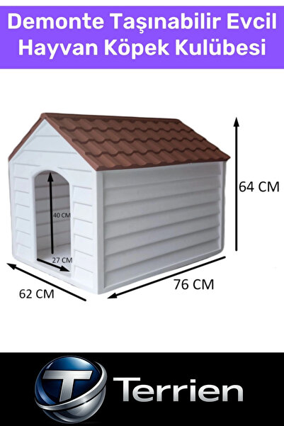 Terrien #KöpekKulübesi Portatif Demonte Taşınabilir Bahçe Ev Yazlık Evcil Hay...