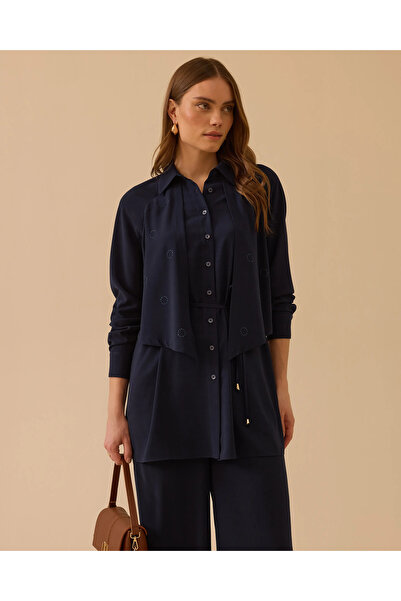 SCL Katmanlı Bağlama Detaylı Tunik