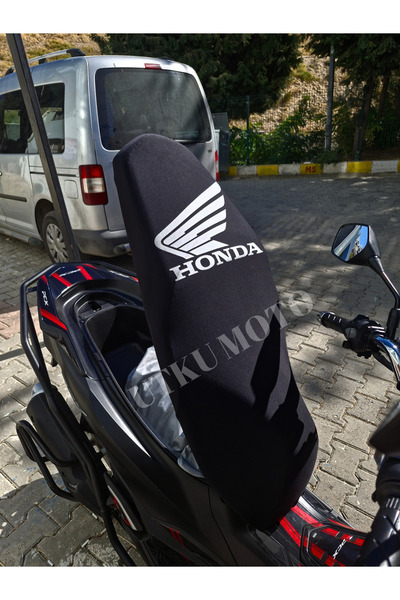 Utku Giyim HONDA PCX TÜM YILLARA UYUMLU MOTOSİKLET KOLTUK SELE KILIFI SİYAH