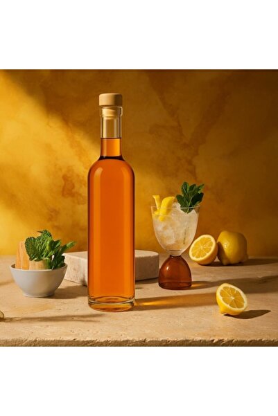 OEM 500 ml Glass Bottle with Synthetic Cap