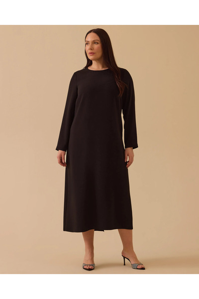 Gala-Xi Rochie Midi Basic Mărime Mare