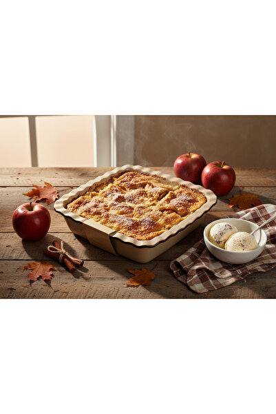 Tognana Country Cook Ceramic Baking Dish 33x23cm – Durable Oven-Safe Rectangular Bakeware