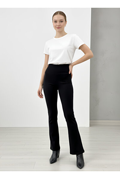 OBJE Women's Black Full Lycra Spanish Tights