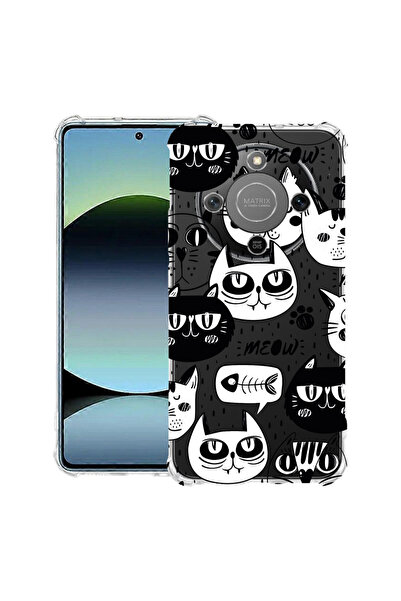 bestcase Husă Anti Shock Case For Honor Magic8 Lite, cu Design Cool Cats, 312...