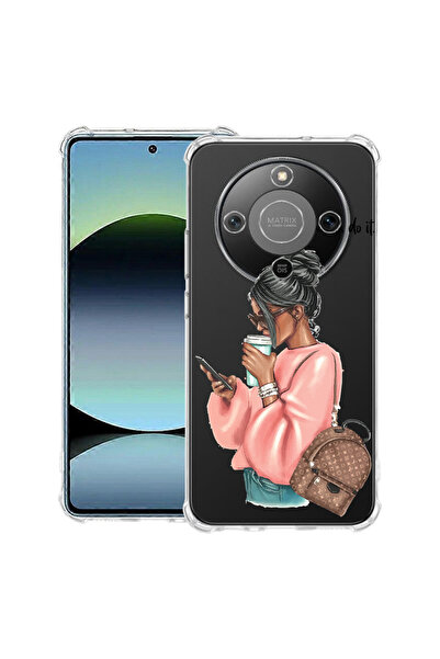 bestcase Αντικραδασμική θήκη για Honor Magic8 Lite, με σχέδιο Shopping Girl, ...