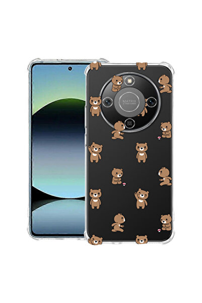 bestcase Αντικραδασμική θήκη για Honor Magic8 Lite, με σχέδιο αρκουδάκι, 3128...
