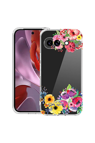 bestcase Husă Anti Shock Case For Google Pixel 10a, cu Design Flowers, 312835...