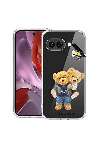 bestcase Husă Anti Shock Case For Google Pixel 10a, cu Design Teddy Bear Lift...