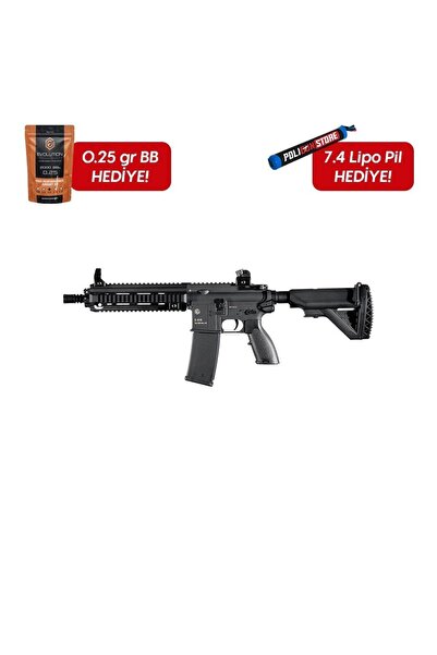 Evolution E-416 CQB Carbontech ETS Airsoft + 7.4v LiPo Pil