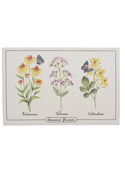 Excellent Houseware Set de 4 șervețele de masă pentru casă, terilenă, 45x30 c...