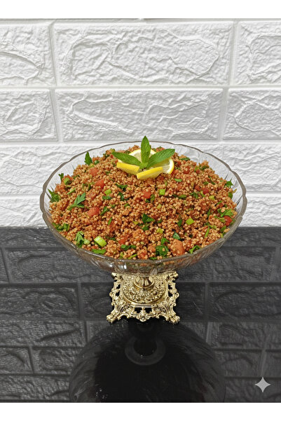 atabey home AYAKLI GOLD ŞEKERLİK & SALATA & KISIR & MAKARNA & SUNUM KASESİ & BAYRAM ŞEKERLİĞİ 21 CM