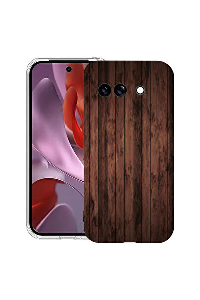 bestcase Удароустойчив калъф за Google Pixel 10a, с дизайн от орехово дърво, ...