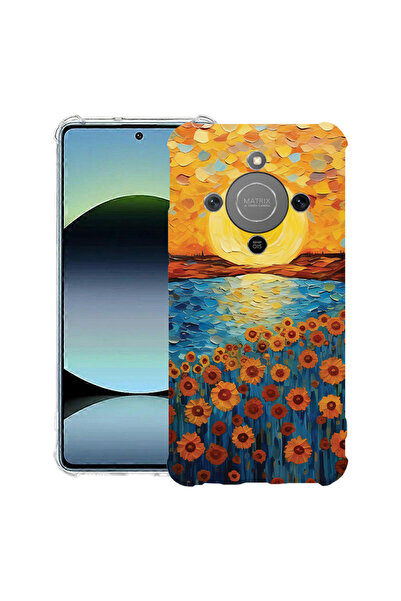 bestcase Αντικραδασμική θήκη για Honor Magic8 Lite, με σχέδιο ηλιοτρόπιου, 31...