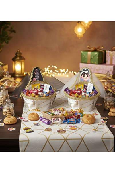 co arma 4 سلة تقديم توزيعات , سلة توزيعات العيد بنمط مناسب لاجواء العيد , 16*...