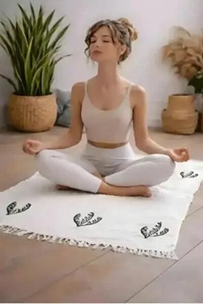 Izera.handcrafted Mercan Baskılı Bambu Orijinal Müslin Peştemal Örtü Yıkanmış...