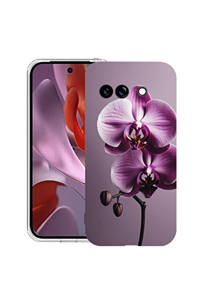 bestcase Удароустойчив калъф за Google Pixel 10a, с дизайн „розова орхидея“, ...