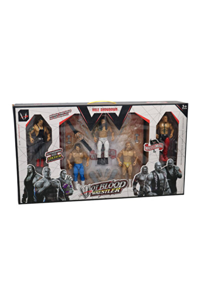 Toybox مجموعة المصارعين "المحارب الأخير" المكونة من 5 مصارعين للأطفال