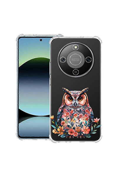 bestcase Husă Anti Shock Case For Honor Magic8 Lite, cu Design OWL, 3128364 A...