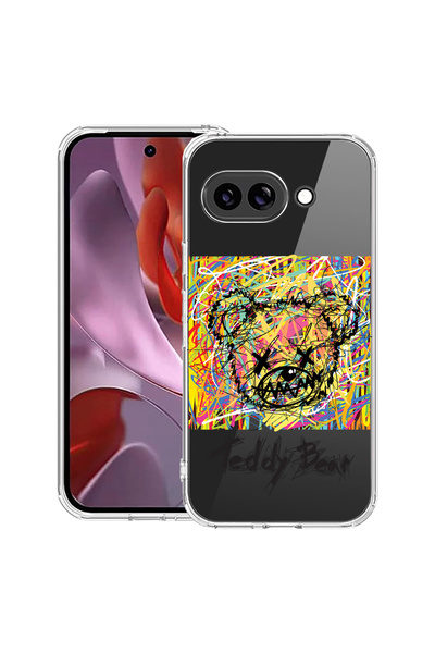 bestcase Husă Anti Shock Case For Google Pixel 10a, cu Design Teddy Bear Abst...