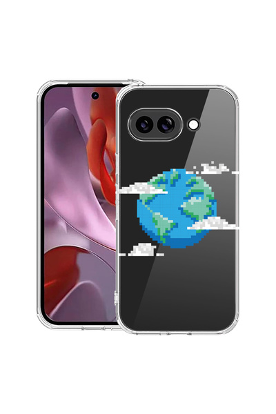 bestcase Αντικραδασμική θήκη για Google Pixel 10a, με σχέδιο Minecraft Earth,...