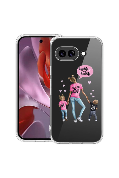bestcase Αντικραδασμική θήκη για Google Pixel 10a, με σχέδιο Mom Life Boy And...
