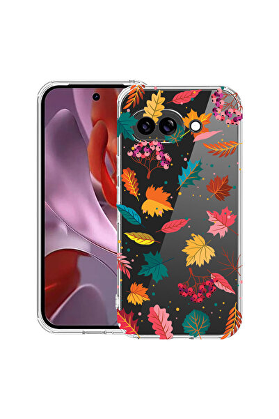 bestcase Удароустойчив калъф за Google Pixel 10a, с есенни цветове - Leafs De...
