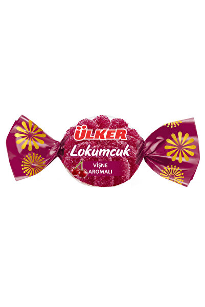 Ülker Bayramlik Lokumcuk Cherry Flavored Soft Candy 1kg