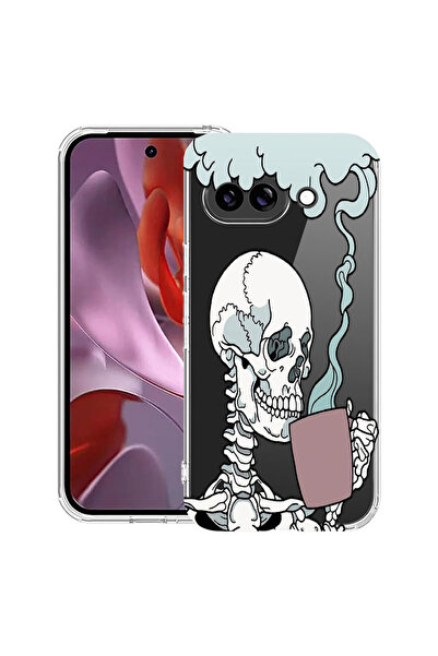 bestcase Husă Anti Shock Case For Google Pixel 10a, cu Design Skull, 3128359 ...