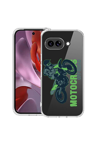 bestcase Αντικραδασμική θήκη για Google Pixel 10a, με σχέδιο Motocross, 31283...