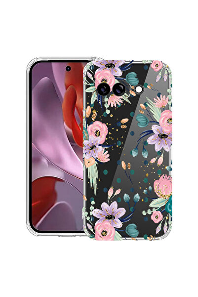 bestcase Husă Anti Shock Case For Google Pixel 10a, cu Design Flowers Collect...