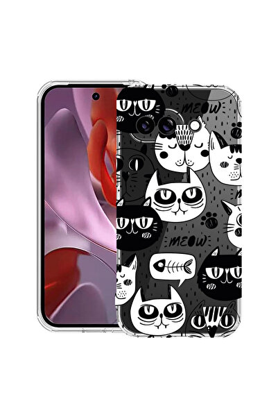 bestcase Αντικραδασμική θήκη για Google Pixel 10a, με σχέδιο Cool Cats, 31283...