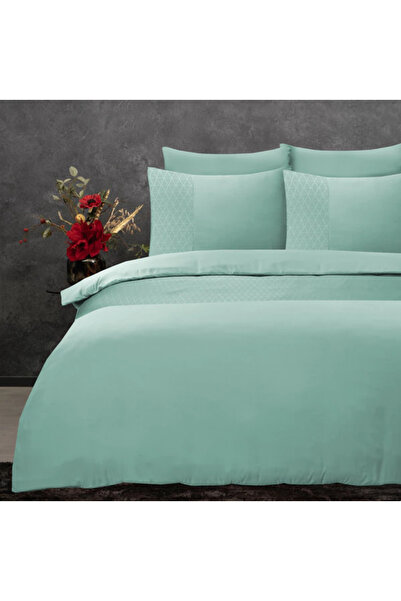 OEM Monte Negro Mint Green Duvet Cover Set , 1 person, 140 x 220 cm, 1 pillow...