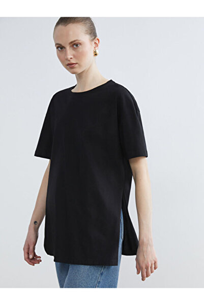 LC Waikiki Shining Choices from Shining Store Women's T-Shirt with Slits 100%...