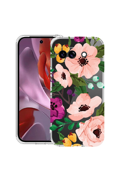 bestcase Husă Anti Shock Case For Google Pixel 10a, cu Design Pastel Flowers,...
