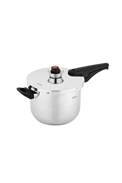 Zass Pressure Cooker Gourmet Stainless Steel 6L 22cm Dual Safety, Induction