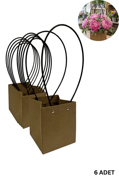 roco paper Geantă pentru flori Kraft, geantă de transport pentru cadouri și g...