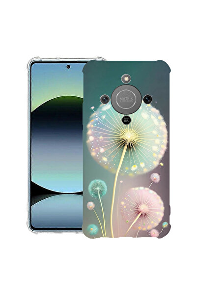 bestcase Αντικραδασμική θήκη για Honor Magic8 Lite, με σχέδιο Green Dandelion...