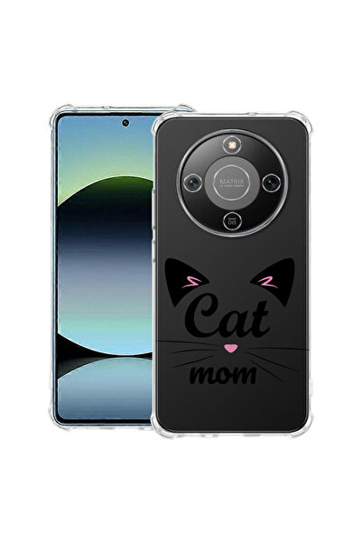 bestcase Husă Anti Shock Case For Honor Magic8 Lite, cu Design Cat Mom, 31283...