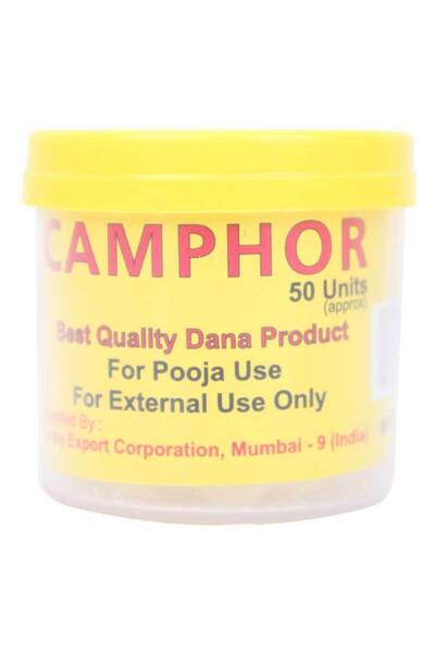 MADHOOR Camphor Pure White Kapur Holy Ritual Lighting Tablets (50s)