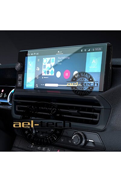 ael-tech Fiat Ulysse Compatible 10 Inch Navigation 9H Nano Screen Protector 2...