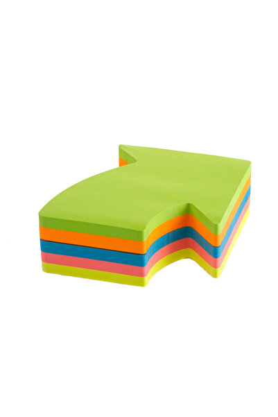 kores Notițe autoadezive 70 x 70 mm „Săgeată” 5 culori neon x 50 coli