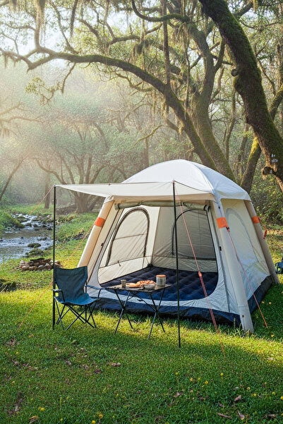 Forestia 4 Mevsim Dayanıklı 6 Kişilik Şişme Hava Çadırı - Panoramik Pencereli...