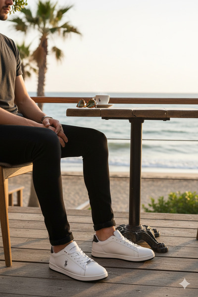 U.S. Polo Assn. Original White Men's Sneaker Sports Shoes