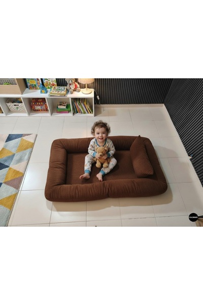 COLORMİX Çocuk Odası Oyun Havuzu Yer Yatağı Çocuk Oyun Alanı Uyku Minderi