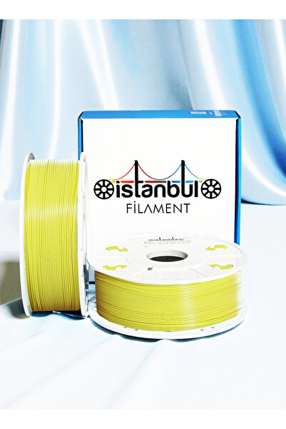 İSTANBUL FİLAMENT 3D Baskı PLA Filament Pastel Sarı 1 Kg Ø 1,75mm ± 0,05 Mm