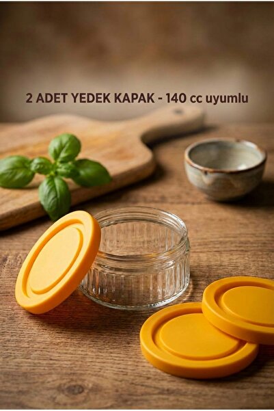 ZURİ DESİGN 2 غطاء بديل متوافق مع وعاء سعة 140 سم مكعب، لون برتقالي | غطاء ...