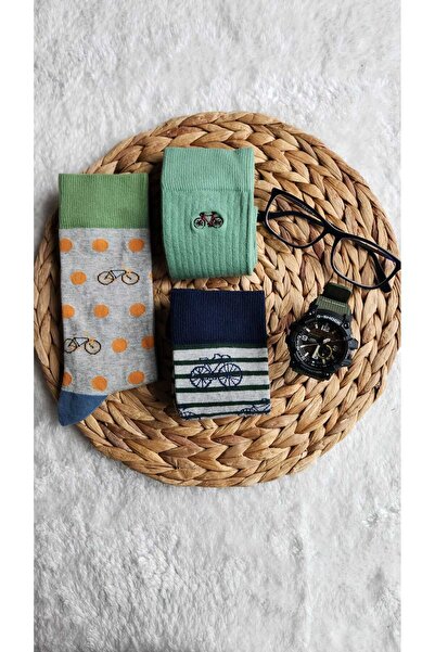 EFİLACCESSORİES Premium Cycling Men's 3-Pack Socks