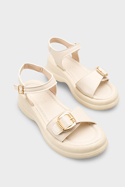 Riccon Women's Sandals 00121065 Beige