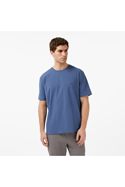 Nautica Erkek Mavi Regular Fit T-Shirt